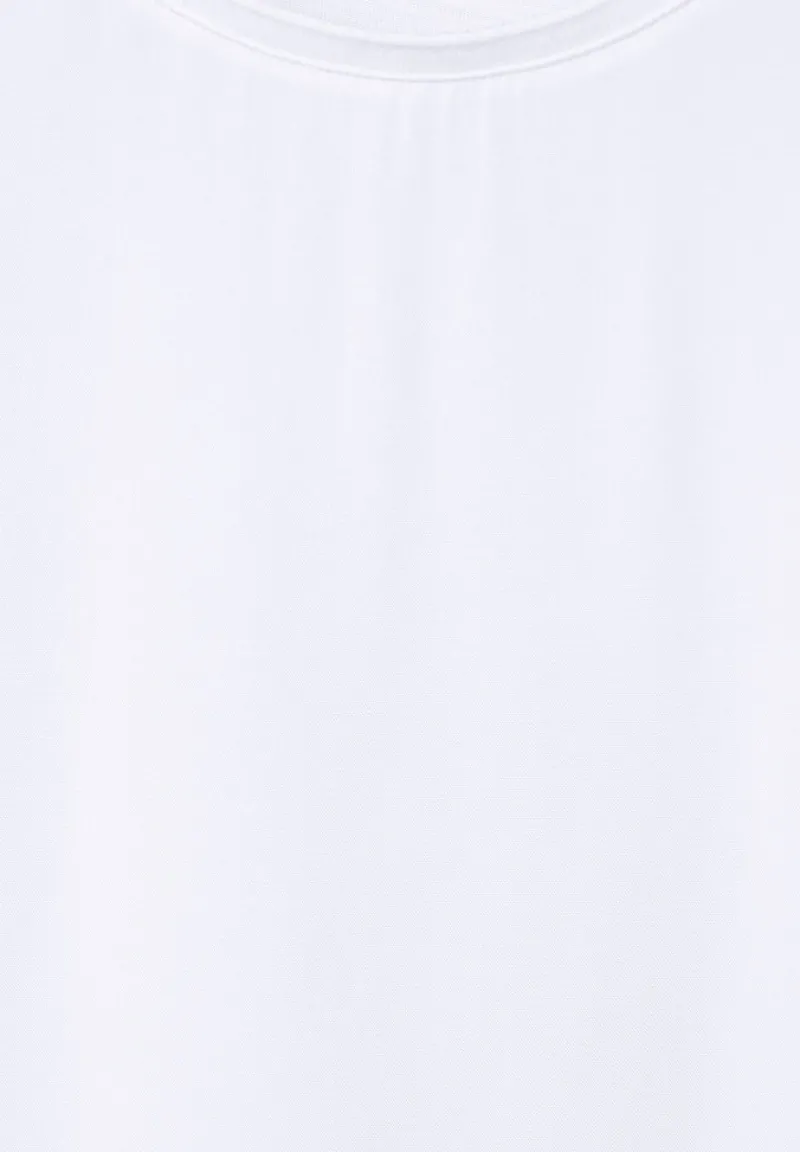 Street One Shirts*Materialmix T-Shirt white