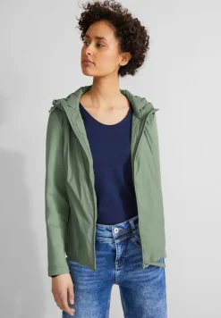 Street One Jacken*Materialmix Windbreaker dune green