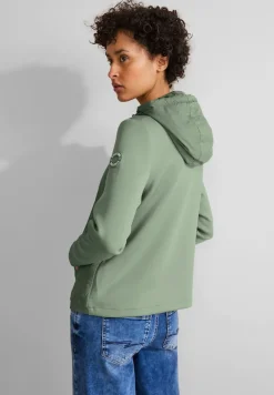 Street One Jacken*Materialmix Windbreaker dune green