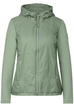 Street One Jacken*Materialmix Windbreaker dune green
