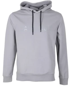 Calvin Klein Pullover & Sweatshirts*MATT SHINE SPLIT LOGO HOODIE grey fog