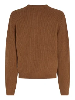 Tommy Hilfiger Pullover & Sweatshirts*MD WOOL CASH C-NK SWEATER natural cognac