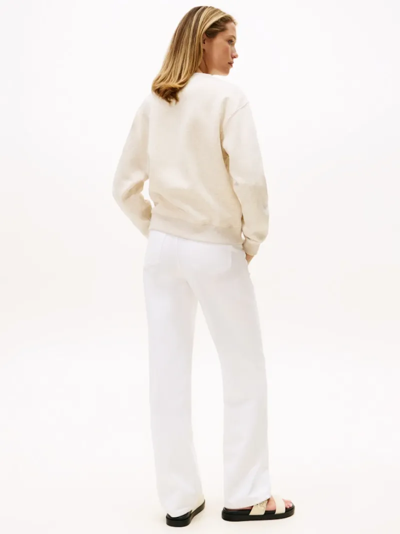 Tommy Hilfiger Pullover & Sweatshirts*MDRN REG CORP LOGO C-NK SWTSHRT heather oatmilk