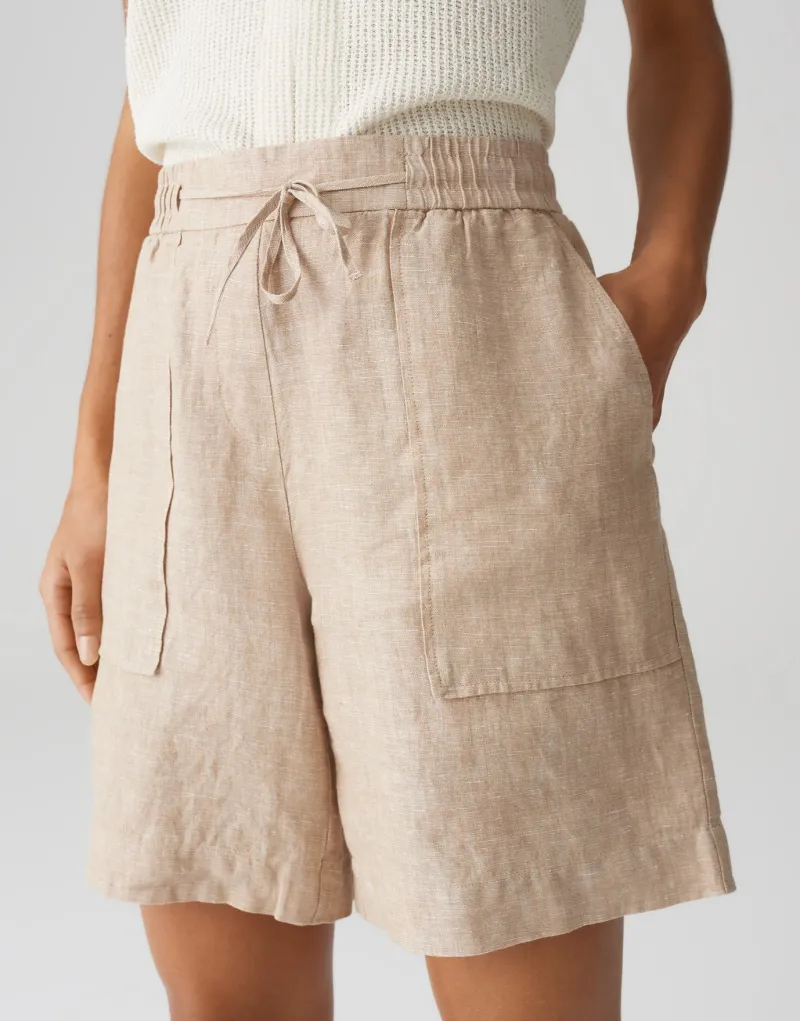 Opus Shorts*Melane shorts linen natural glaze