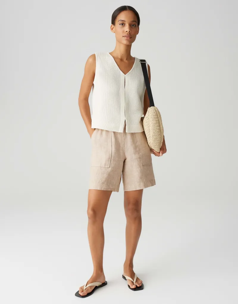 Opus Shorts*Melane shorts linen natural glaze