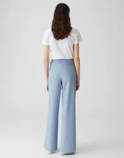 Opus Hosen*Melane urban oxford blue