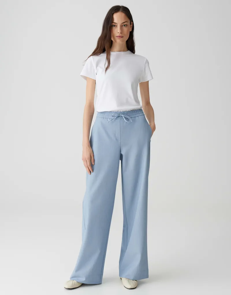 Opus Hosen*Melane urban oxford blue