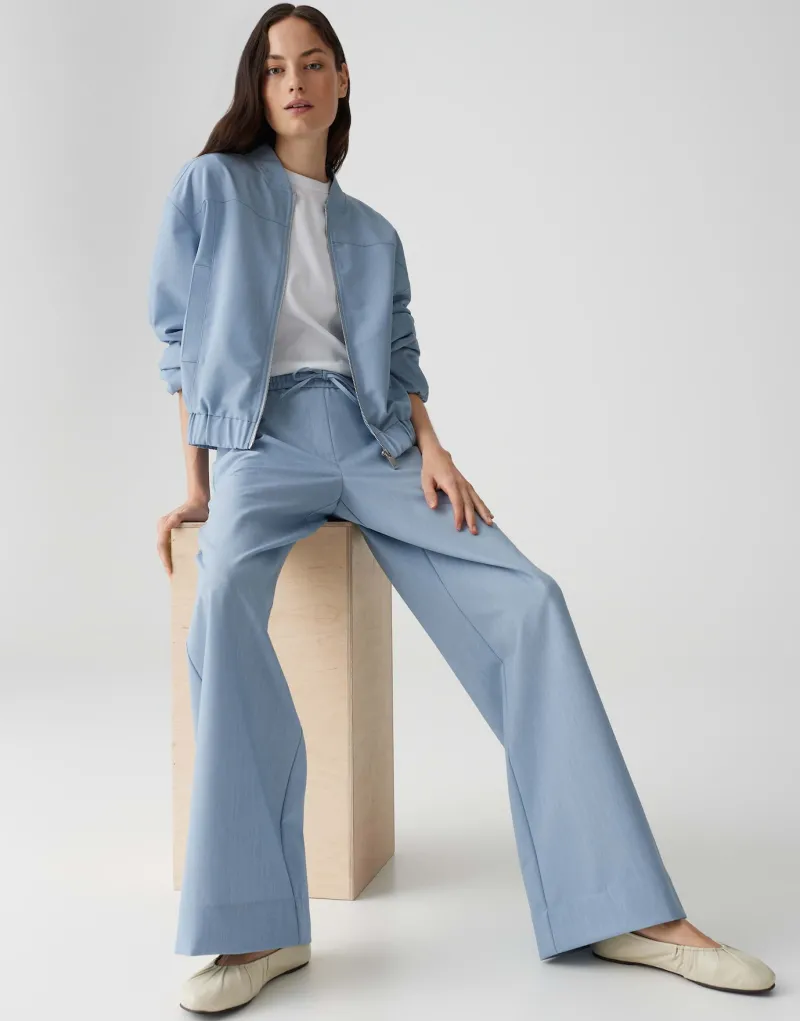 Opus Hosen*Melane urban oxford blue