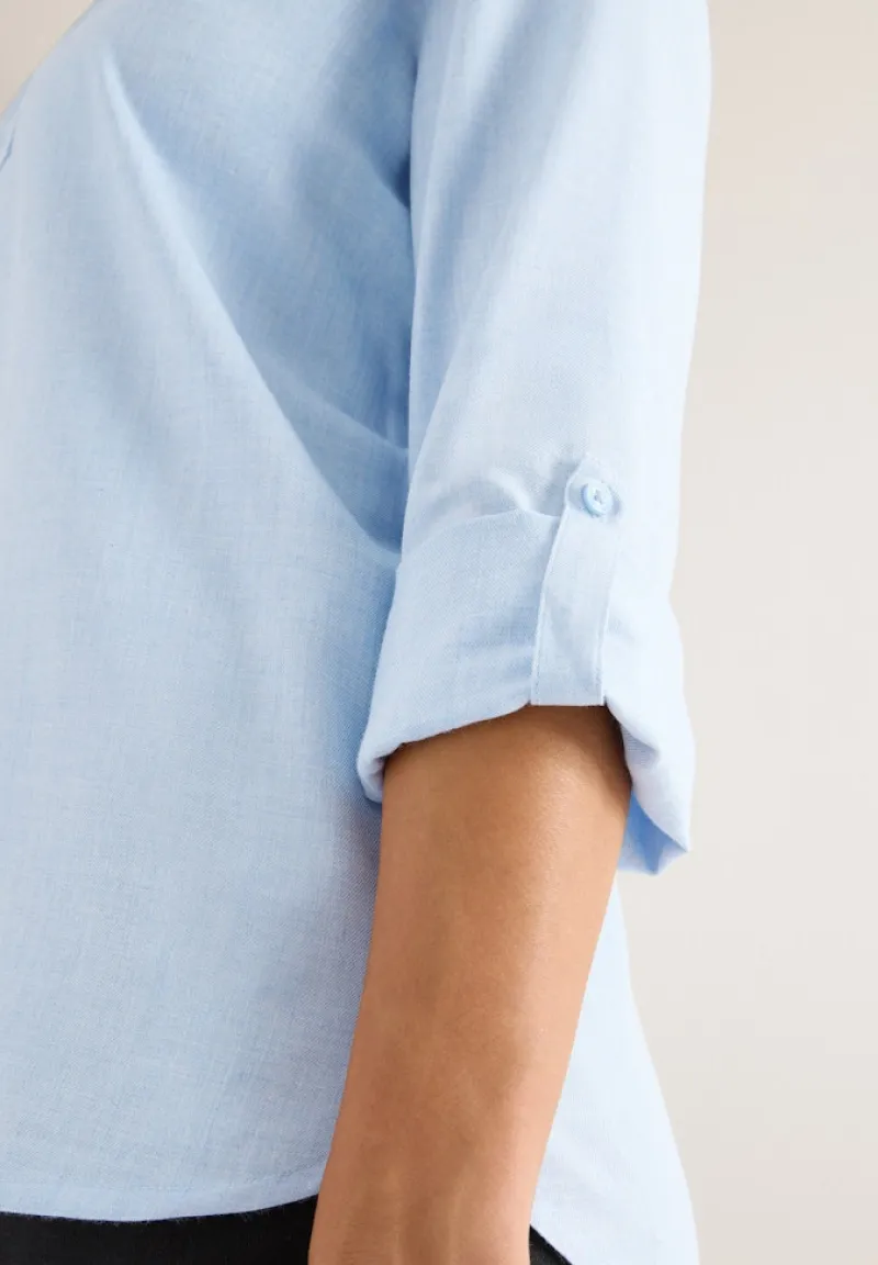 Cecil Blusen*Melange Bluse light sky blue melange
