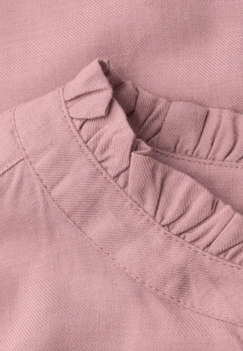 Street One Blusen*Melange Bluse mit Rüschen powder pink mel.