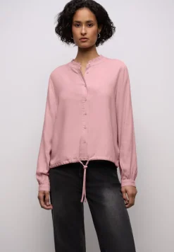 Street One Blusen*Melange Bluse mit Rüschen powder pink mel.