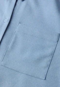 Street One Blusen*Melange Bluse mit Tape frosted blue mel.