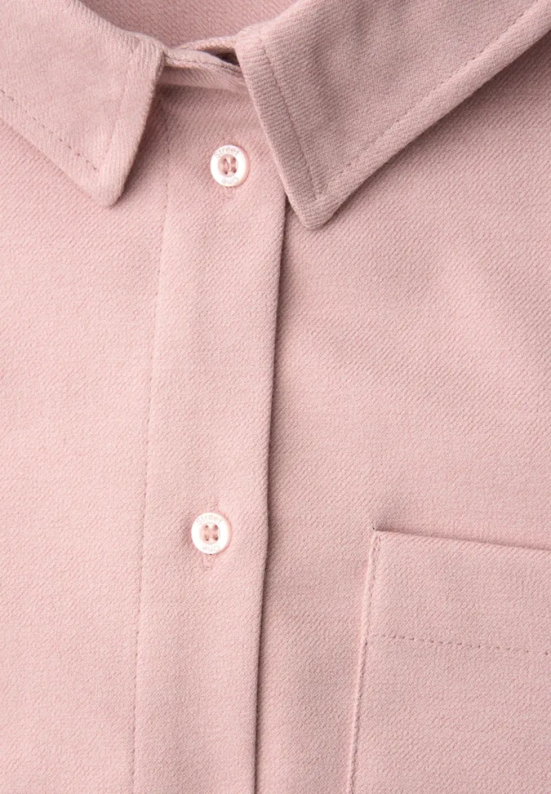 Street One Blusen*Melange Bluse mit Tape powder pink mel.