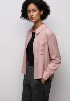 Street One Blusen*Melange Bluse mit Tape powder pink mel.