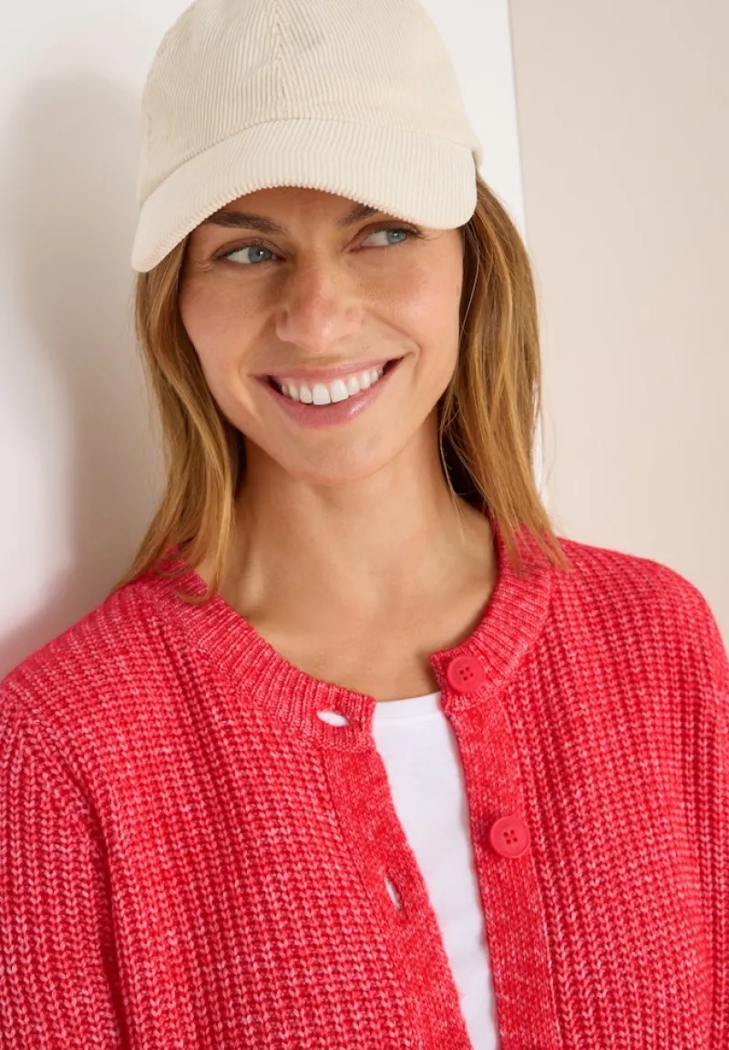 Cecil Pullover & Sweatshirts*Melange Cardigan fiery red melange