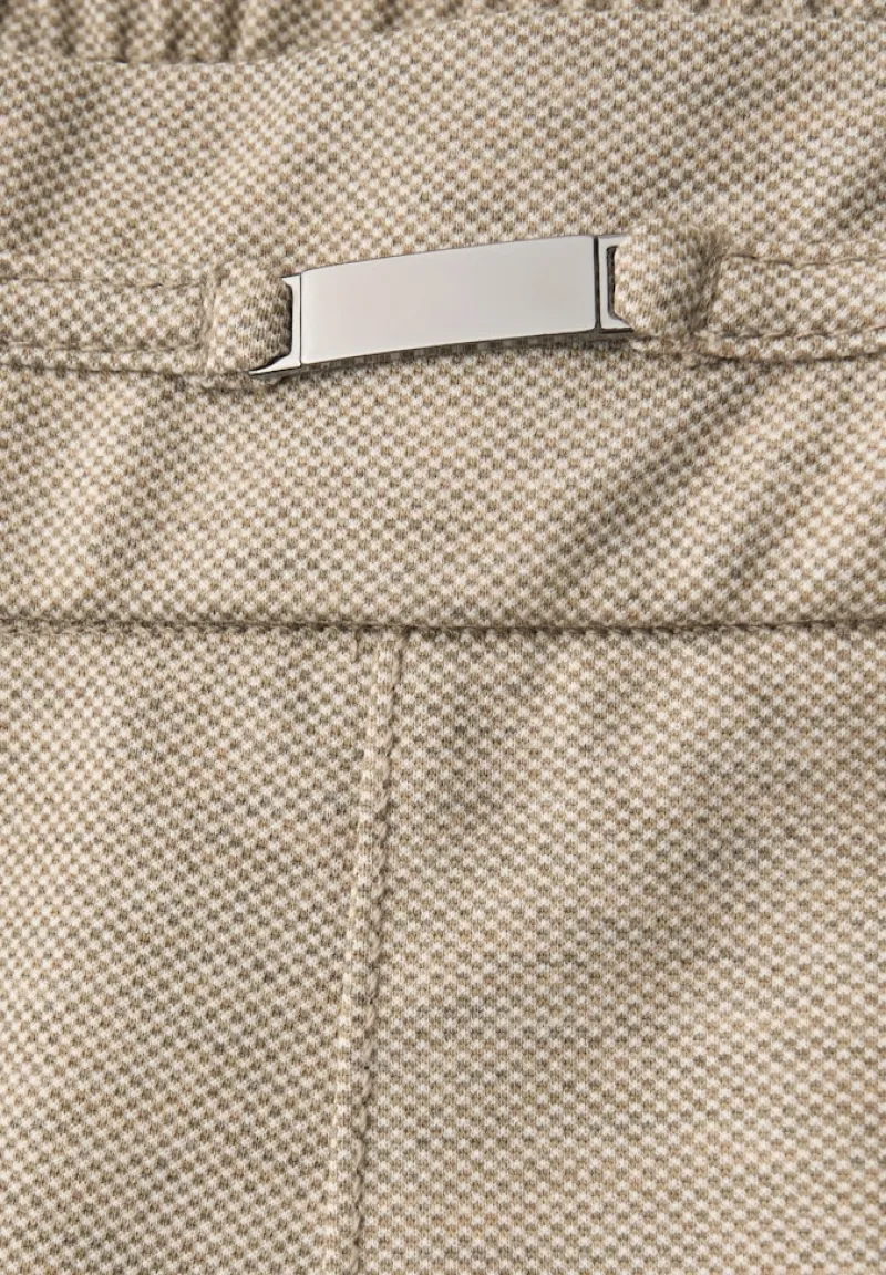 Street One Hosen*Melange Hose mit Detail sanded beige mel.