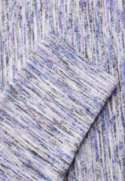 Cecil Shirts*Melange-Shirt mulit lilac melange