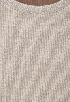 Street One Shirts*Melange-Shirt rich mocha mel.