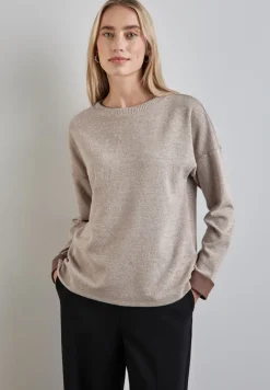 Street One Shirts*Melange-Shirt rich mocha mel.