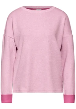 Street One Shirts*Melange-Shirt sunrise pink mel.