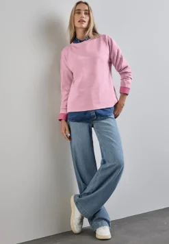 Street One Shirts*Melange-Shirt sunrise pink mel.