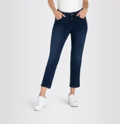 MAC Jeans*Melanie 7/8 dark blue commercial washed