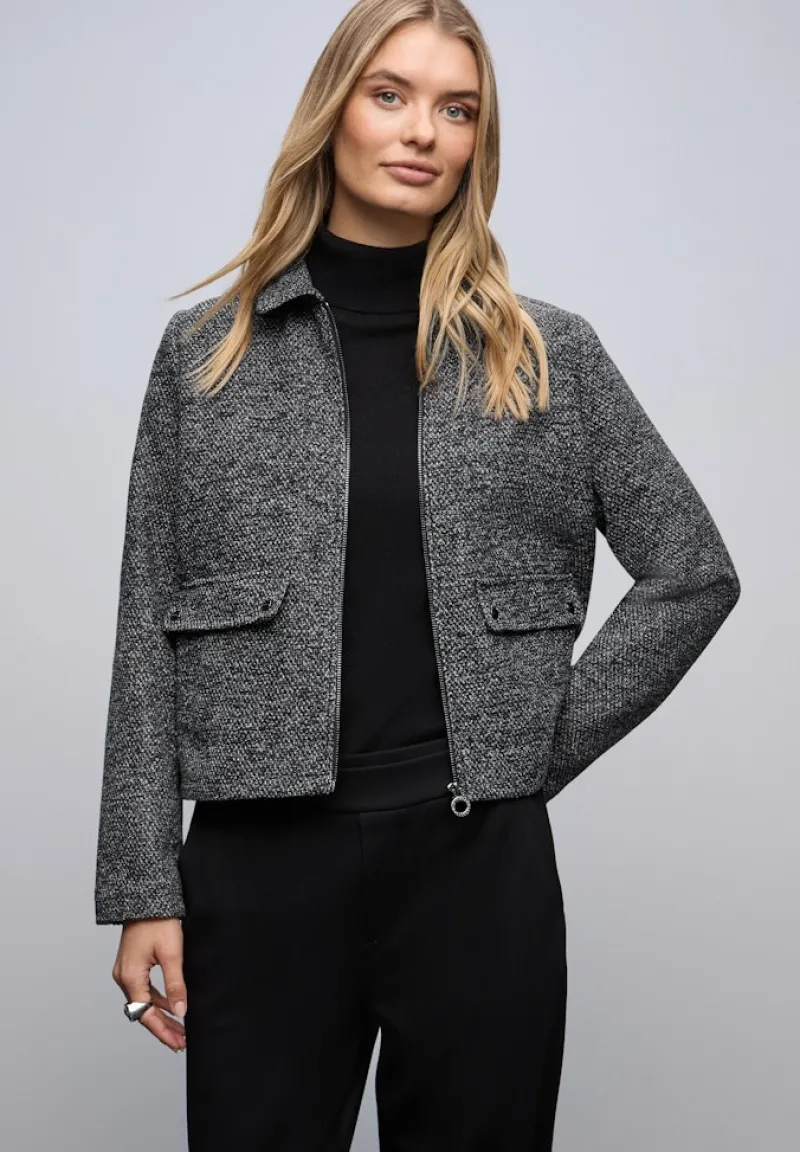 Street One Jacken*Melierte Jacke Black