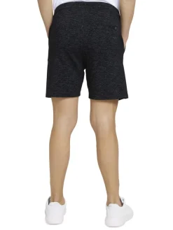 Tom Tailor Denim Shorts*Melierte Sweatshorts black non-solid