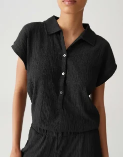 Opus Kleider*Melti polo Black