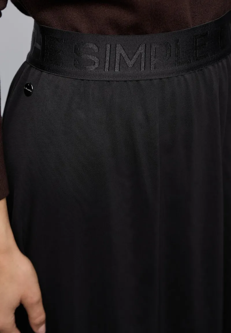 Street One Röcke*Mesh-Rock Black