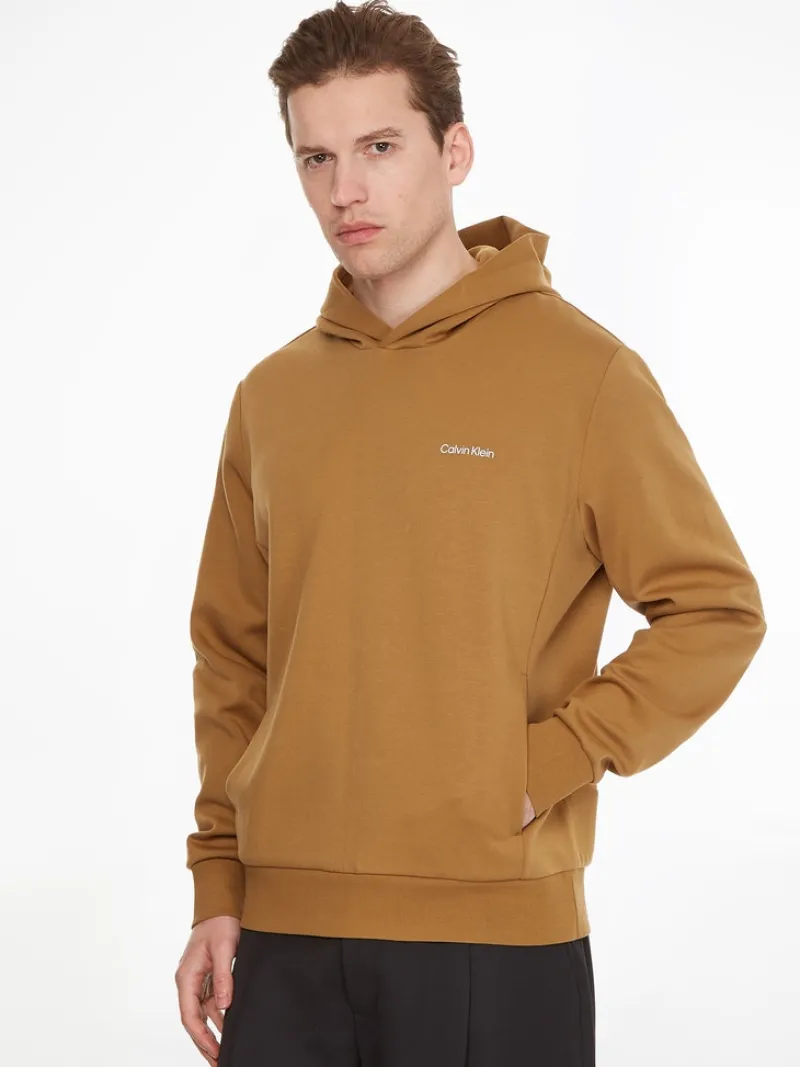 Calvin Klein Pullover & Sweatshirts|Big Boys*MICRO LOGO REPREVE HOODIE caramel