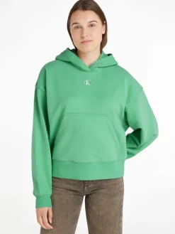 Calvin Klein Jeans Pullover & Sweatshirts*MICRO MONOLOGO HOODIE neptunes wave