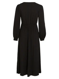 Vila Kleider*Midikleid black1