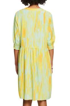 Esprit Kleider*Midikleid mit Print citrus green