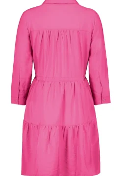 Eight 2 Nine Kleider*Midikleid mit Volants ruby pink