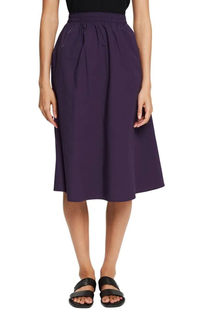 Esprit Röcke*Midirock mit elastischem Bund dark purple