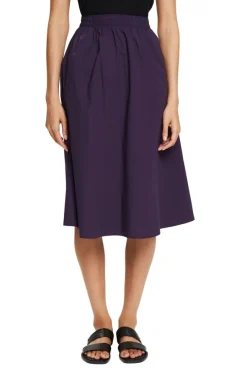 Esprit Röcke*Midirock mit elastischem Bund dark purple