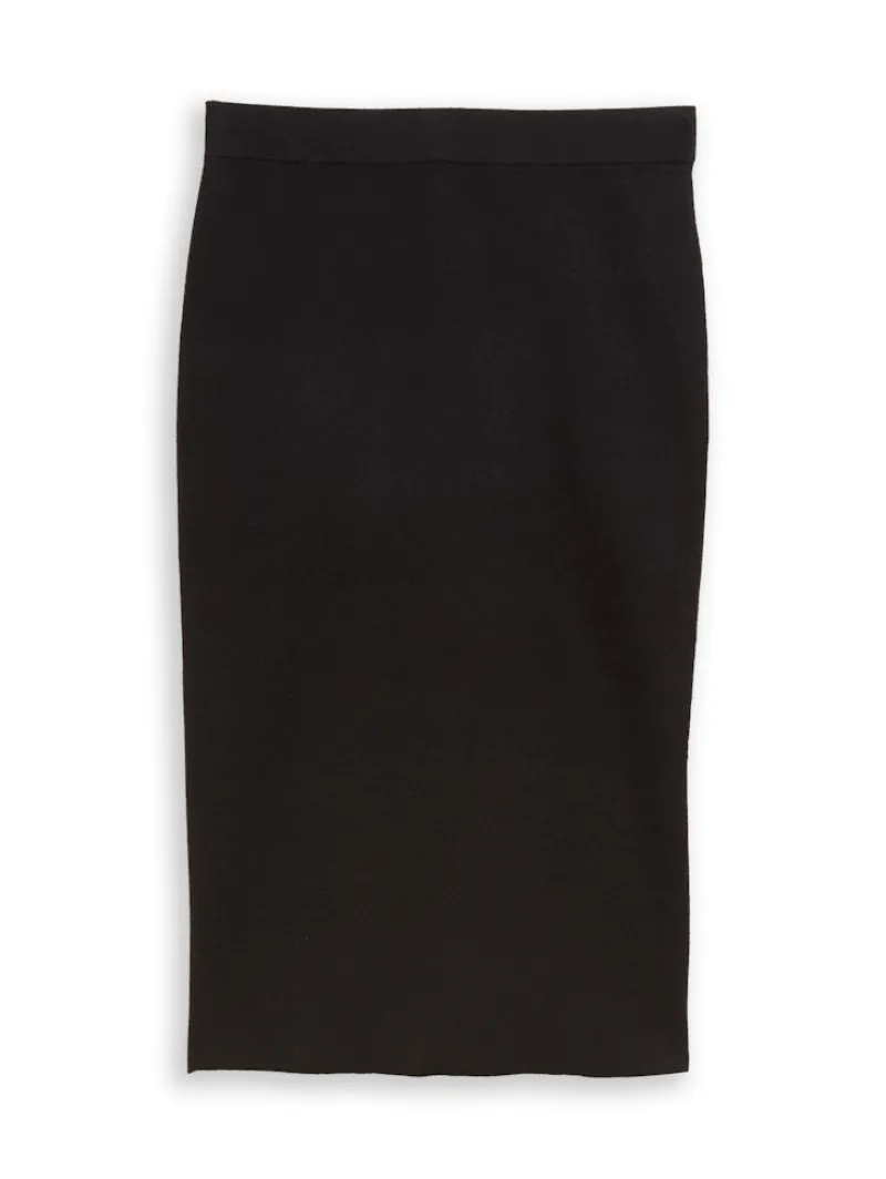 Tom Tailor Röcke*Midi-Rock mit Schlitz deep black