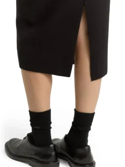 Tom Tailor Röcke*Midi-Rock mit Schlitz deep black