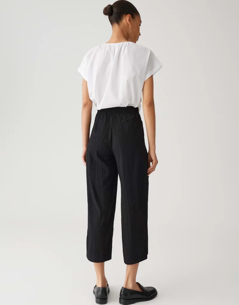 Opus Hosen*Mileni crinkle Black