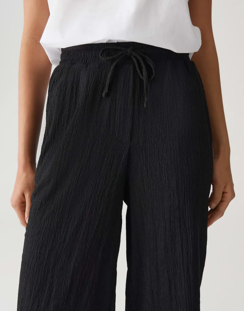 Opus Hosen*Mileni crinkle Black