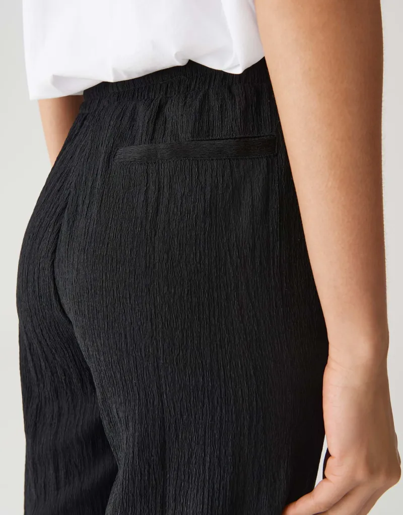 Opus Hosen*Mileni crinkle Black