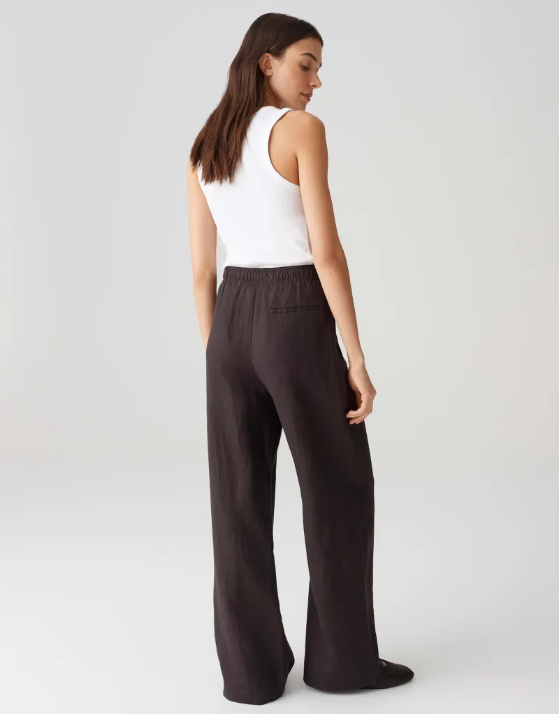 Opus Hosen*Mileni linen midnight brown