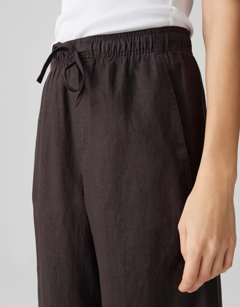 Opus Hosen*Mileni linen midnight brown