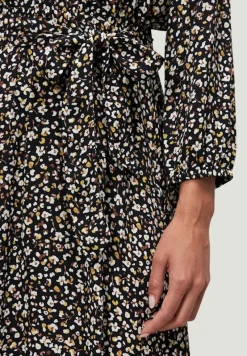 Zero Kleider*Minikleid mit Blumendruck blackcream