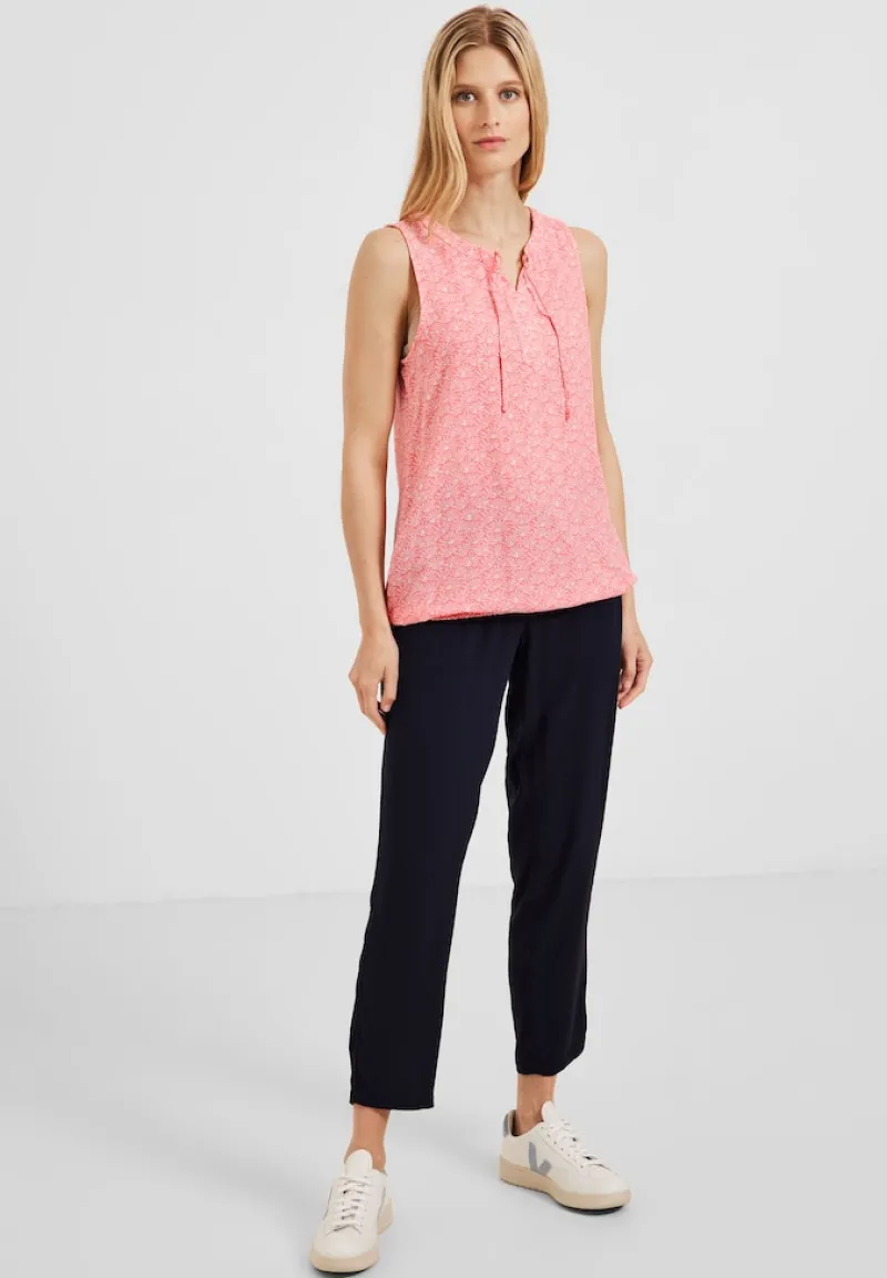 Cecil Blusen*Minimalprint Bluse soft pink