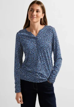 Cecil Shirts*Minimalprint Tunikashirt night sky blue