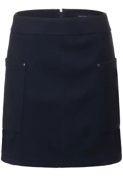 Street One Röcke*Minirock in Woll-Optik deep blue