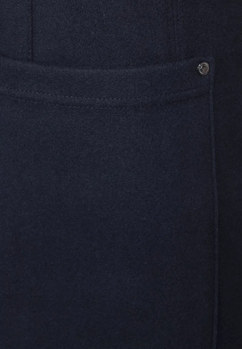 Street One Röcke*Minirock in Woll-Optik deep blue