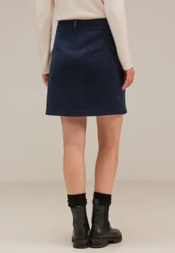 Street One Röcke*Minirock in Woll-Optik deep blue